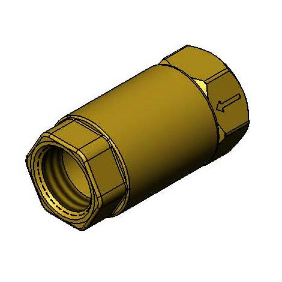 T&S B-CVH3-4 Horizontal Check Valve w/ 3/4" NPT Female Connection