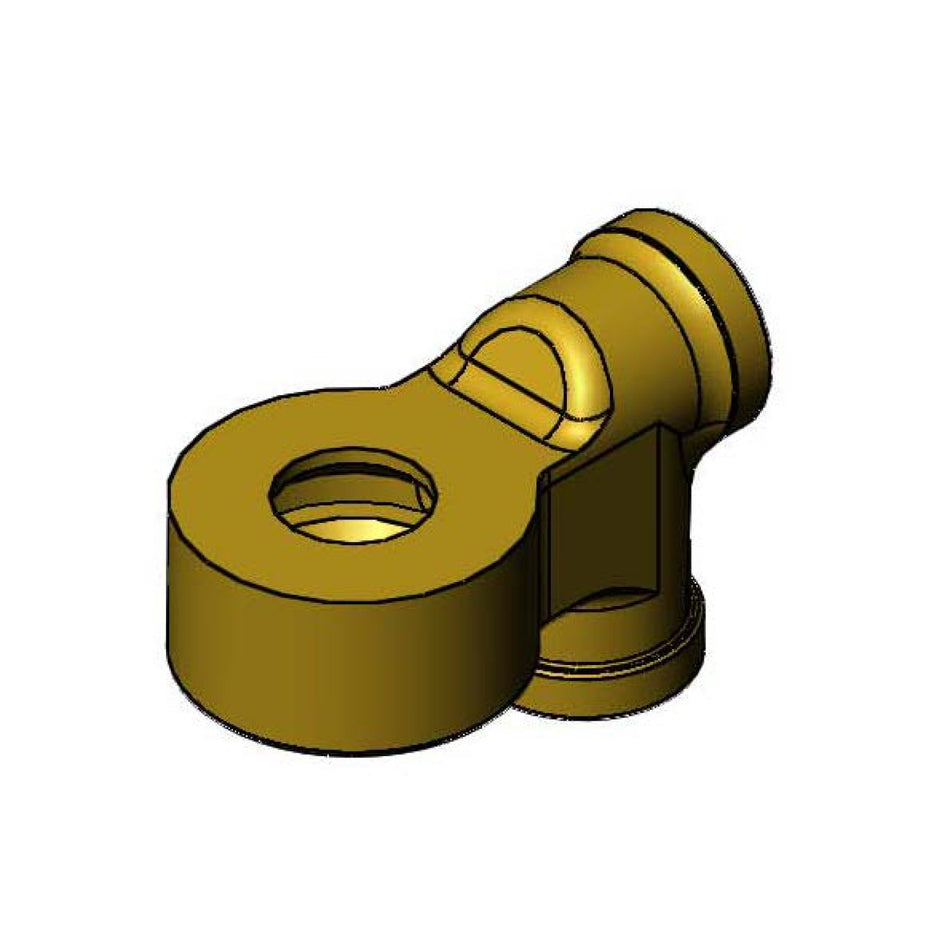 T&S Brass B-PV Swivel Yoke with Inlet - Pedal Valve