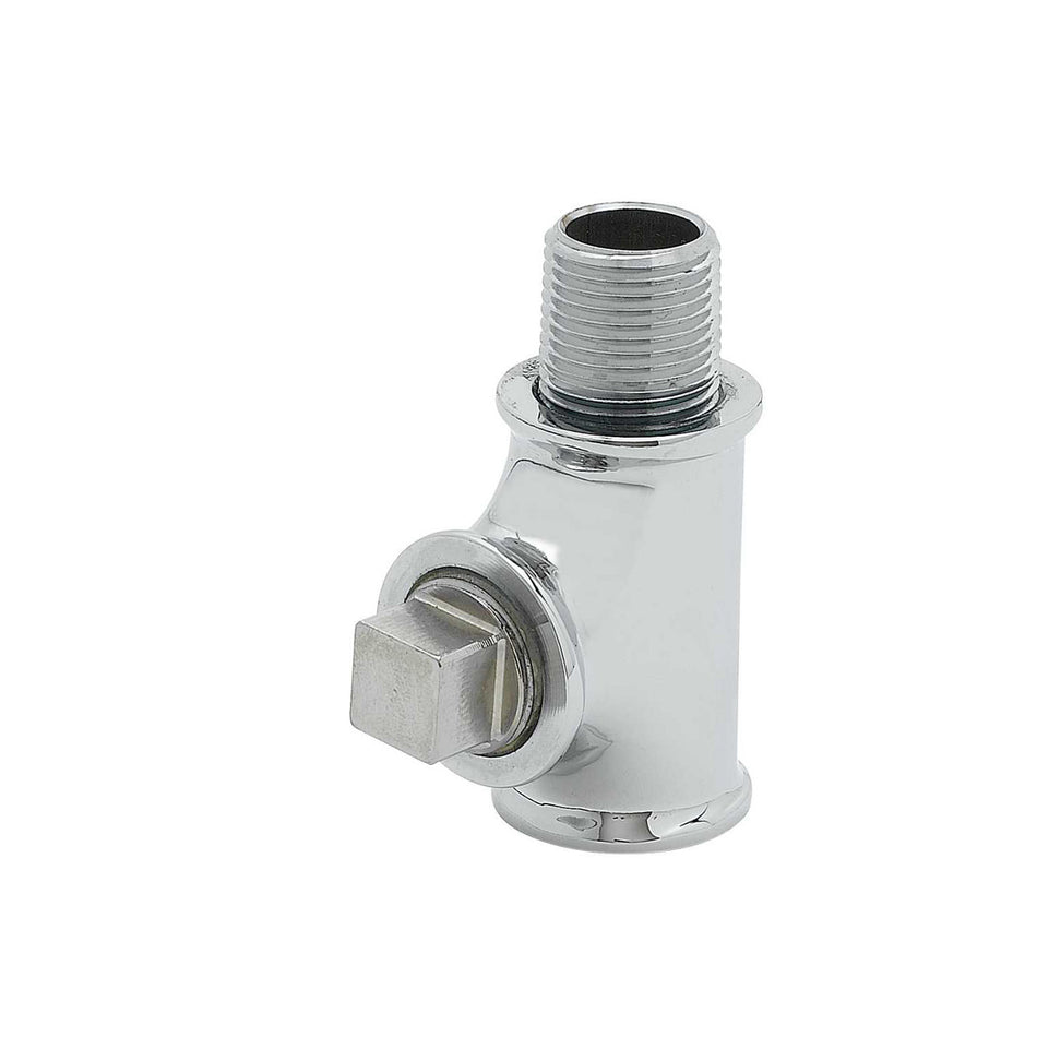 T&S B-TEE-RGD Rigid Tee Assembly, Chrome Plated