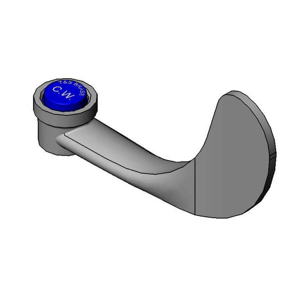 T&S Brass B-WH4C-AM 4" Anti-Microbial Wrist Handle - Cold