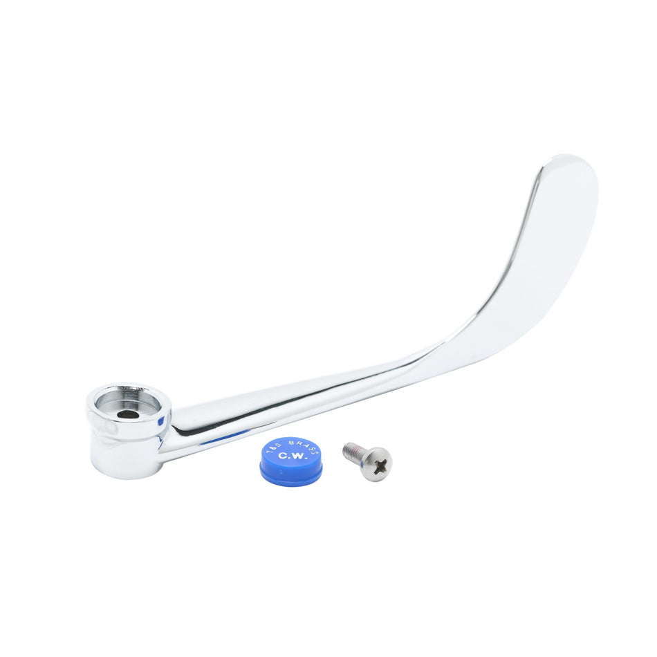 T&S Brass B-WH6C 6" Wrist Handle - Blue Index (Cold)