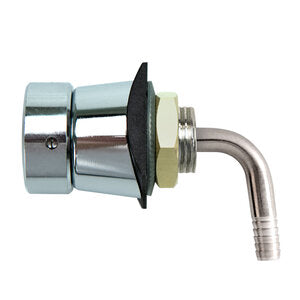 Micro Matic BE-SK2LA 1-3/4 Inch Shank Soldered Stainless Steel Elbow Chrome Finish