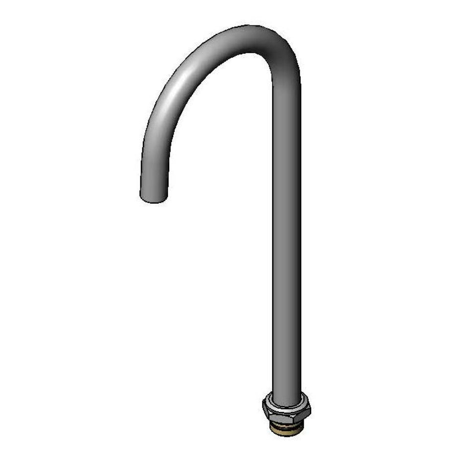 T&S Brass BF-0136-X Big-Flo Swivel Gooseneck - 12-1/4" Height