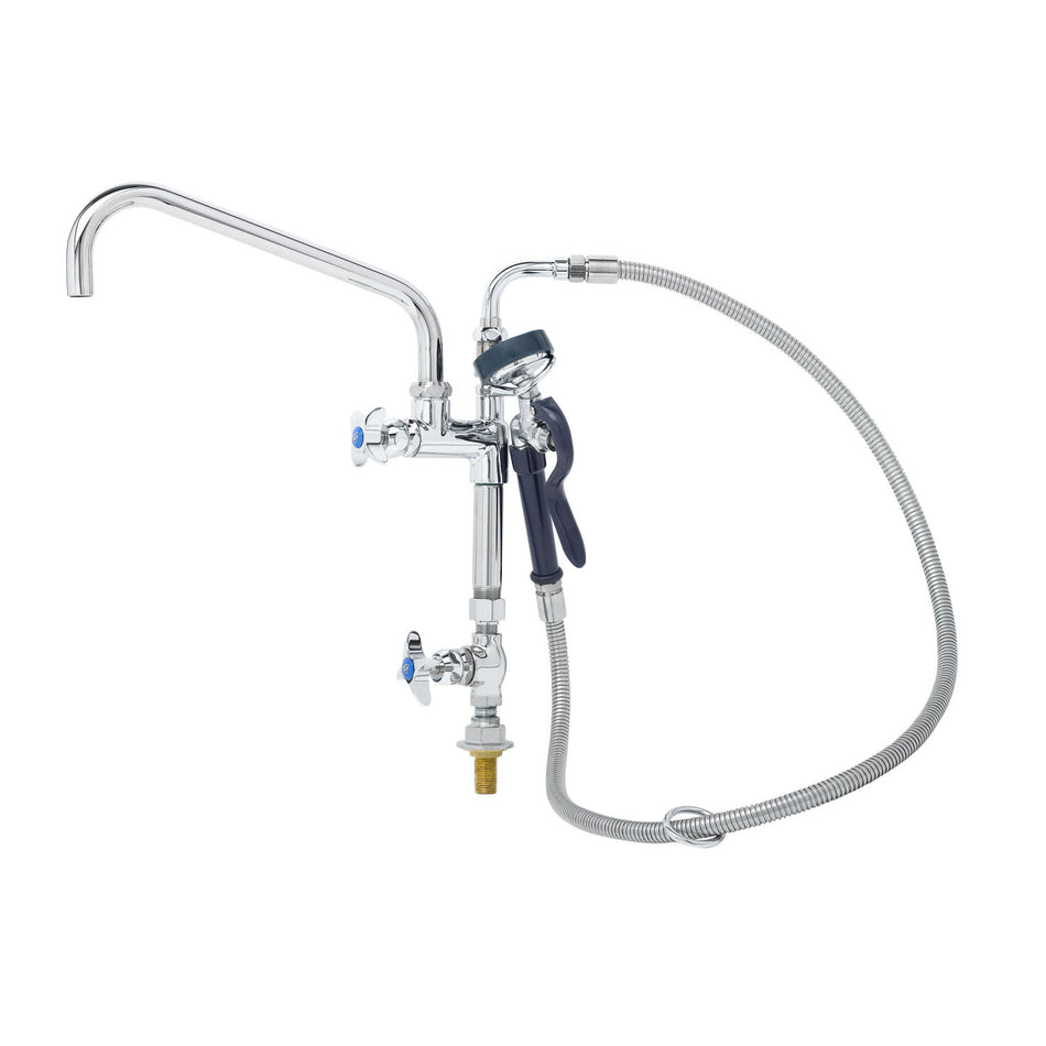 BIG-FLO Assembly: Control Valve, Add-On Faucet & 12" Nozzle, Angled Spray Unit