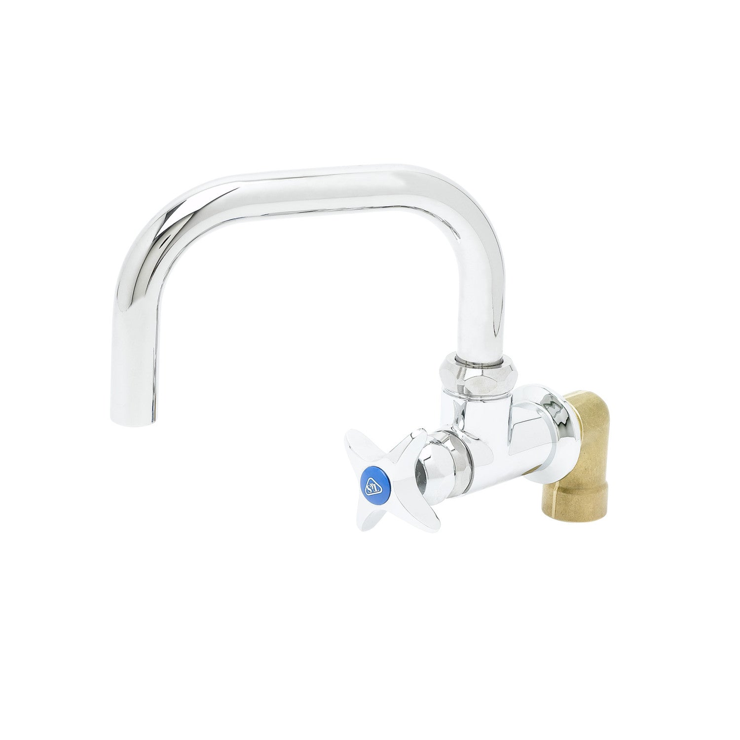 T&S Brass BF-0299-06 Single Wall Mount Big-Flo Faucet - 6-1/2 ...
