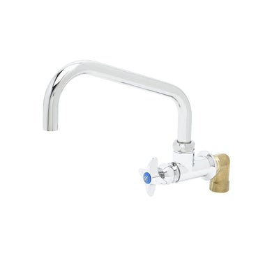 T&S Brass BF-0299-10 Single Wall Mount Big-Flo Faucet - 10" Swing Nozzle & 00LL Elbow