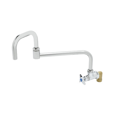T&S Brass BF-0299-18DJ Single Wall Mount Big-Flo Faucet - 18" Double-Joint Swing Nozzle