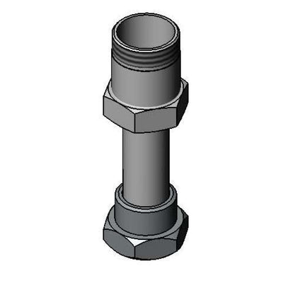 T&S Brass BF-0401 Big-Flo Straight Swivel Extension - 4-3/8" Compact Riser