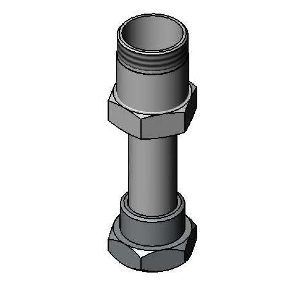 T&S Brass BF-0401 Big-Flo Straight Swivel Extension - 4-3/8" Compact Riser