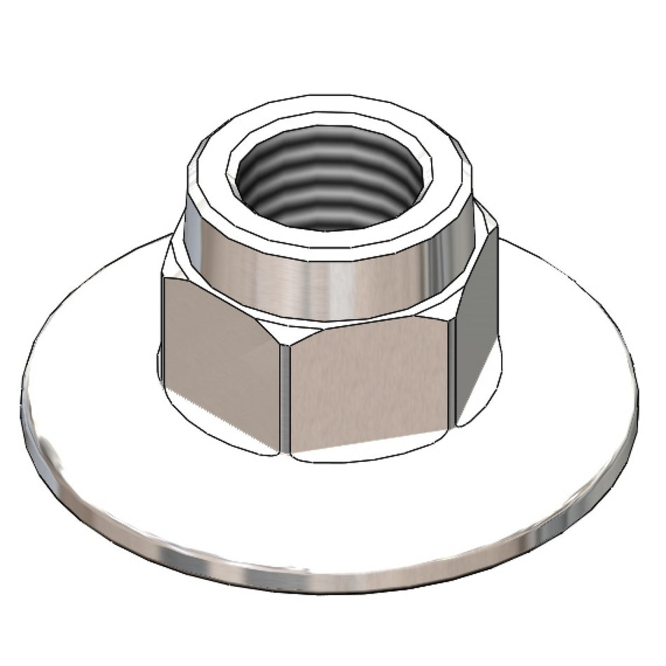 T&S Brass BL-4250-06 Lab Panel Flange - 1/2" NPT x 3/8" IPS