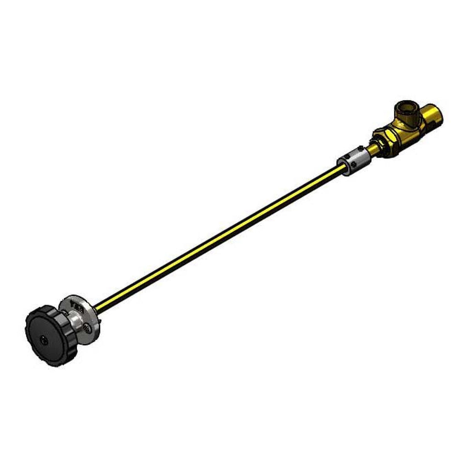 T&S Brass BL-4720-03 RC Steam Angle Stop - Standard Flange