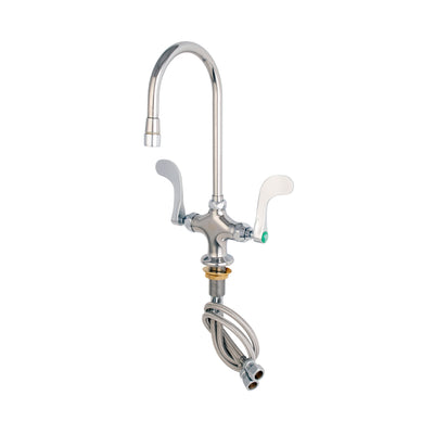 T&S Brass BL-5704-05 Lab Mixing Faucet - Swivel Gooseneck, Aerator & 1/4-Turn Eterna
