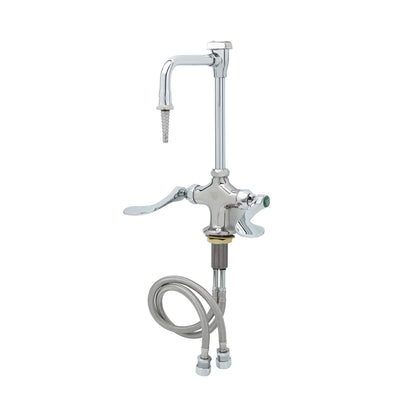 T&S Brass BL-5704-08W4-VR Vandal Resistant Lab Faucet - Wrist Handles & Vacuum Breaker