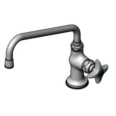 T&S Brass BL-5755-01 Single Temp Lab Faucet - 9" Swing Nozzle & Stream Regulator