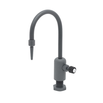 T&S Brass BL-9505-01 PVC Lab Faucet - Single Control, Rigid Spout & 3/8" NPT Inlet
