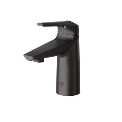 T&S Brass BP-2704-MB LakeCrest Matte Black Single Hole Faucet - Single Handle Aesthetic
