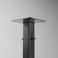 Rockless Table dining height base top mounting plate showing single-bolt attachment for the table top