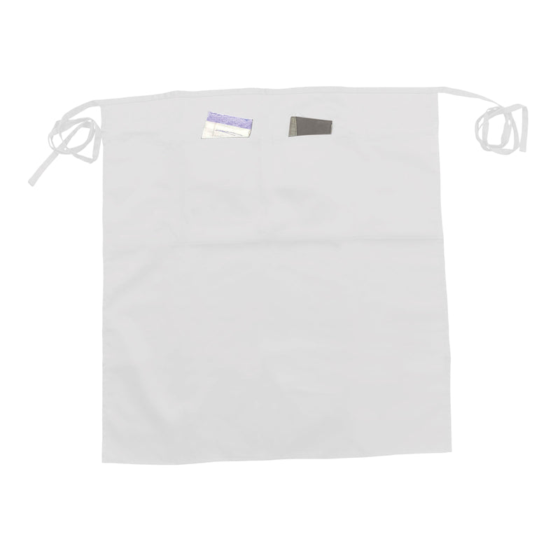Thunder Group CA3128WH 31 Inch Waist Apron with (2) Pockets White Poly/cotton