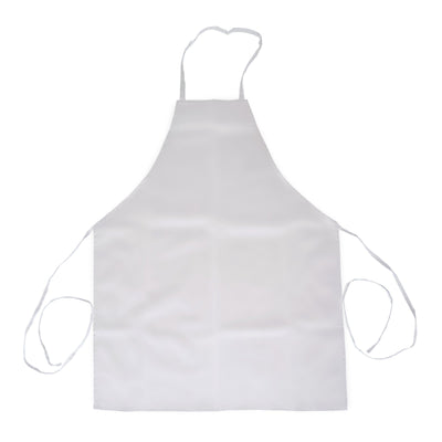 Thunder Group CA3226WH 32 Inch Waist Apron Full Length White Poly Cotton