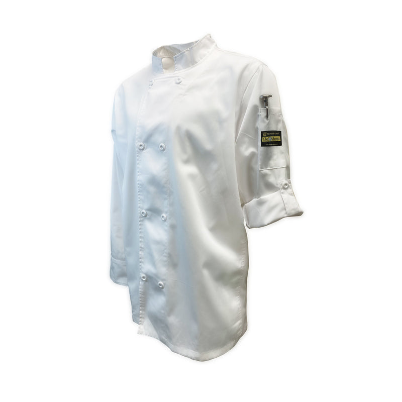 Thunder Group CJ210WH2XL Jacket French Cuffs Ventilated Tapered 2x-Large White