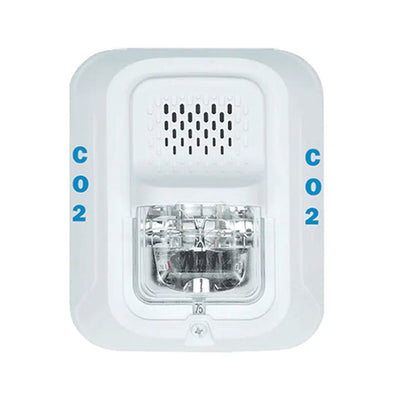 Micro Matic CM-7004 Horn/Strobe Alarm CO2 Detection Monitor