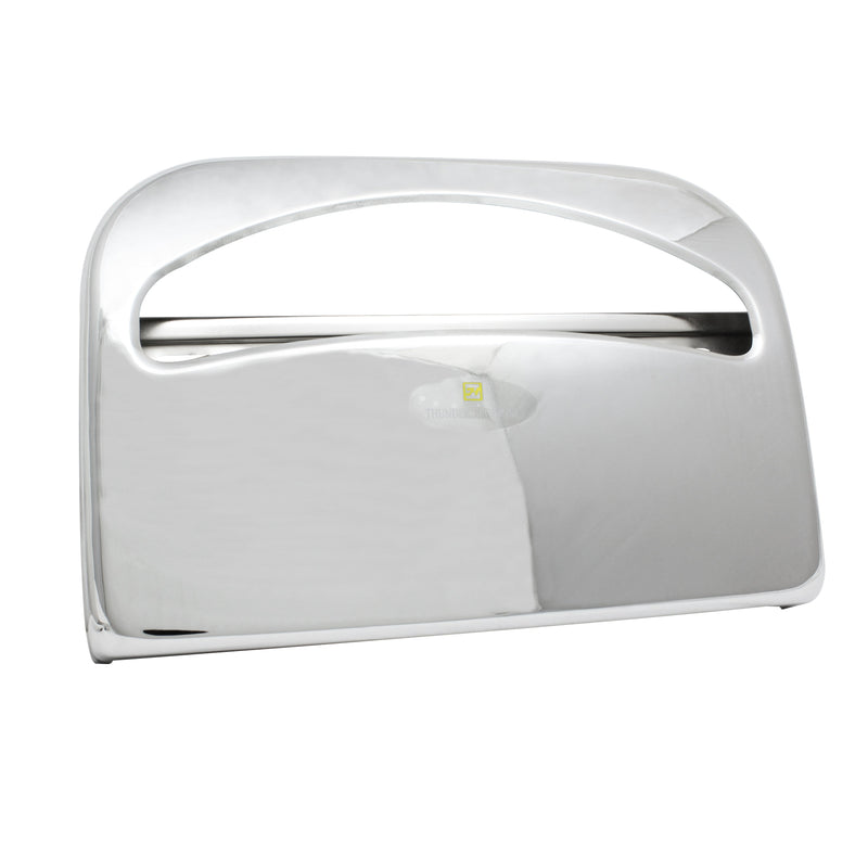Thunder Group CRTSCD3812 16 Inch Chrome Toilet Seat Cover Dispenser with Half Fold