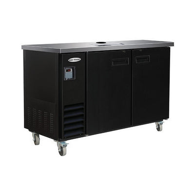 Serv-Ware 49" Direct Draw Kegerator, 2-Kegs Commercial Under-Bar Keg Cooler