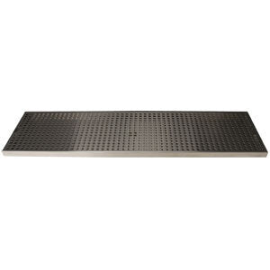 Micro Matic DP-820D-33 33 Inch Drip Tray Trough Perforated Stainless Steel