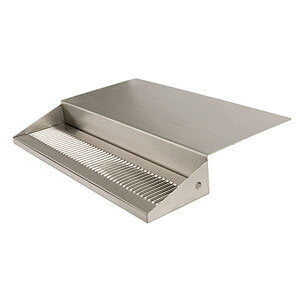 Micro Matic DP-J-24 24 Inch Drip Tray Stainless Steel with Drain Inlet