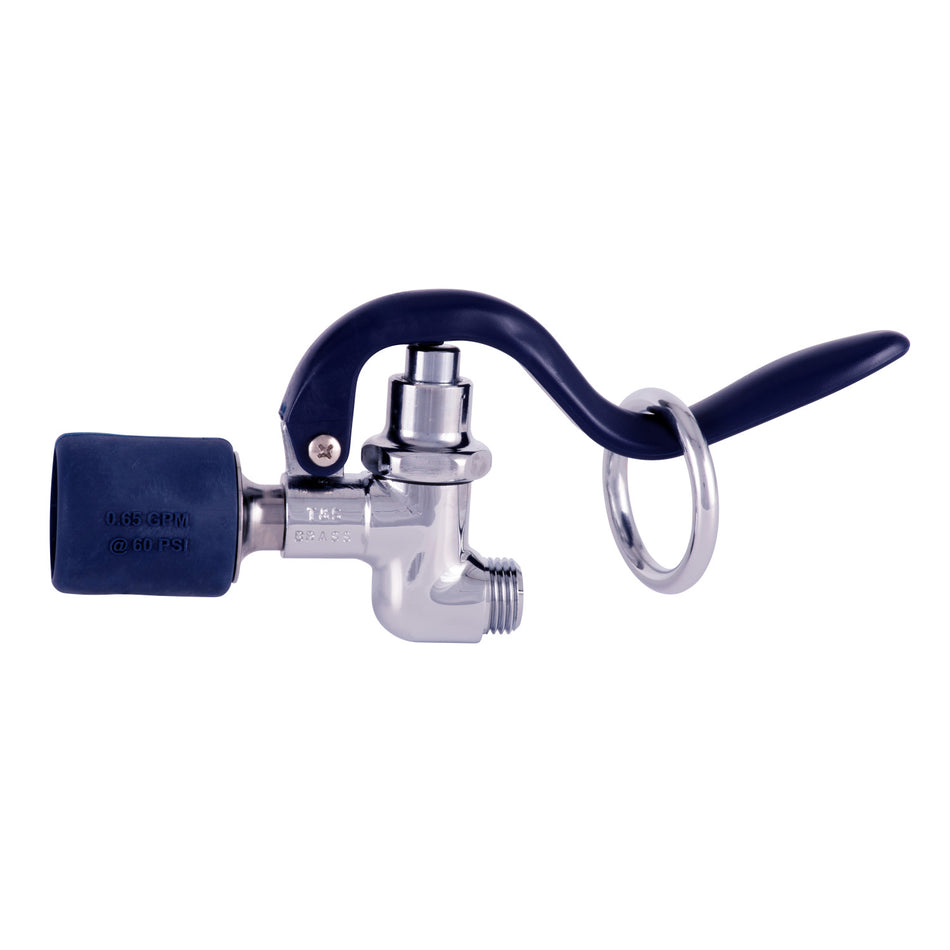 T&S Brass EB-0107-C Ultra Low-Flow Pre-Rinse Spray Valve - 0.65 GPM Blue Handle