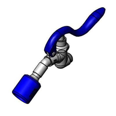 T&S Brass EB-0107-C35 Ultra Low-Flow Spray Valve - 0.65 GPM Angled Spray Tip