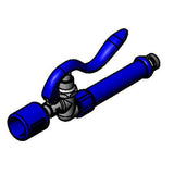T&S Brass EB-0107-J-HM12 Low-Flow Spray Valve - 1/2" NPSM Male Inlet & Blue Grip Handle