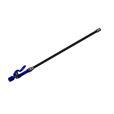 T&S Brass EB-0107-JSW-40H Spray Valve Kit - Low-Flow Tip, Flex SS Hose & Swivel Assembly