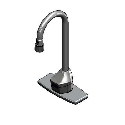 T&S Brass EC-3100-4DP-HG ChekPoint Sensor Faucet - 4" Deck Plate, Hydrogenerator & 2.2 GPM VR Aerator