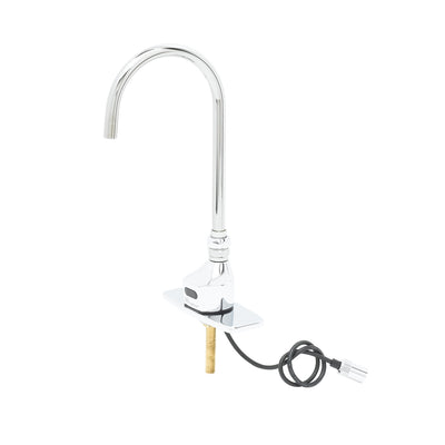 T&S Brass EC-3100-5XP15T4 ChekPoint Sensor Faucet - XP Gooseneck, 4" Plate, TMV & 1.5 GPM Control