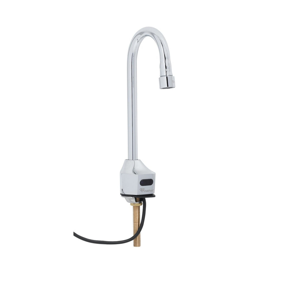 ChekPoint Sensor Faucet, BDE, Single Hole Deck Mt, Gooseneck, VR 0.5 GPM, LFHG