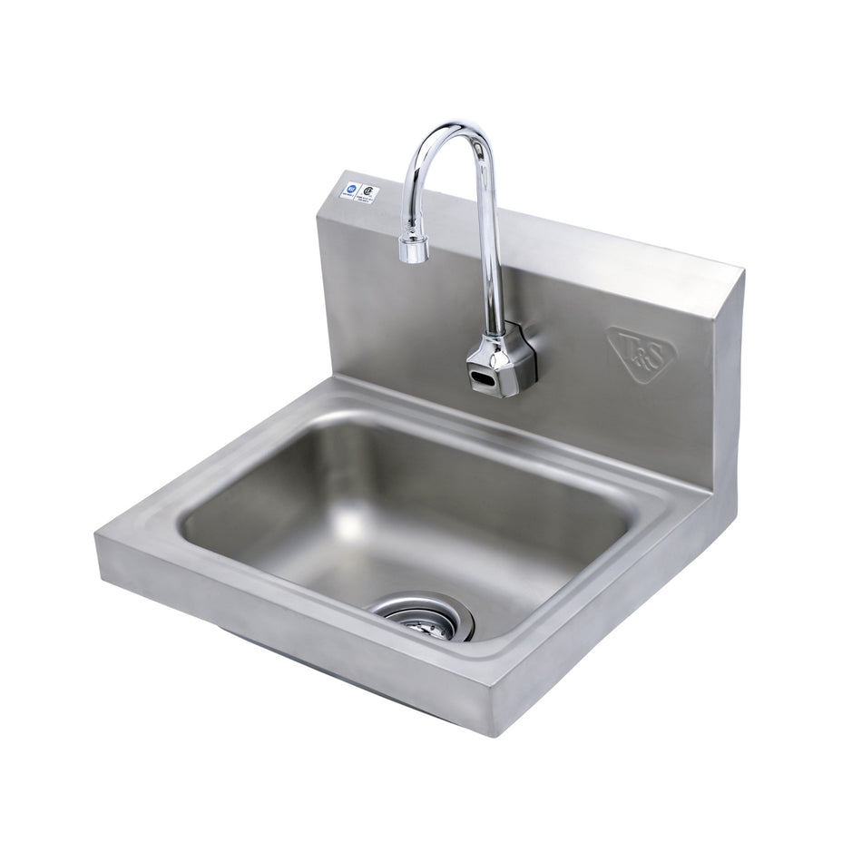 Sink Package: Hand Wash Sink w/ Drain Assembly & EC-3101-HG Sensor Faucet