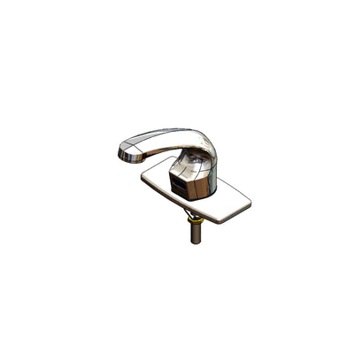 T&S Brass EC-3102-TMV4V05 ChekPoint Sensor Faucet - 4" Deck Plate, TMV & 0.5 GPM VR Spray