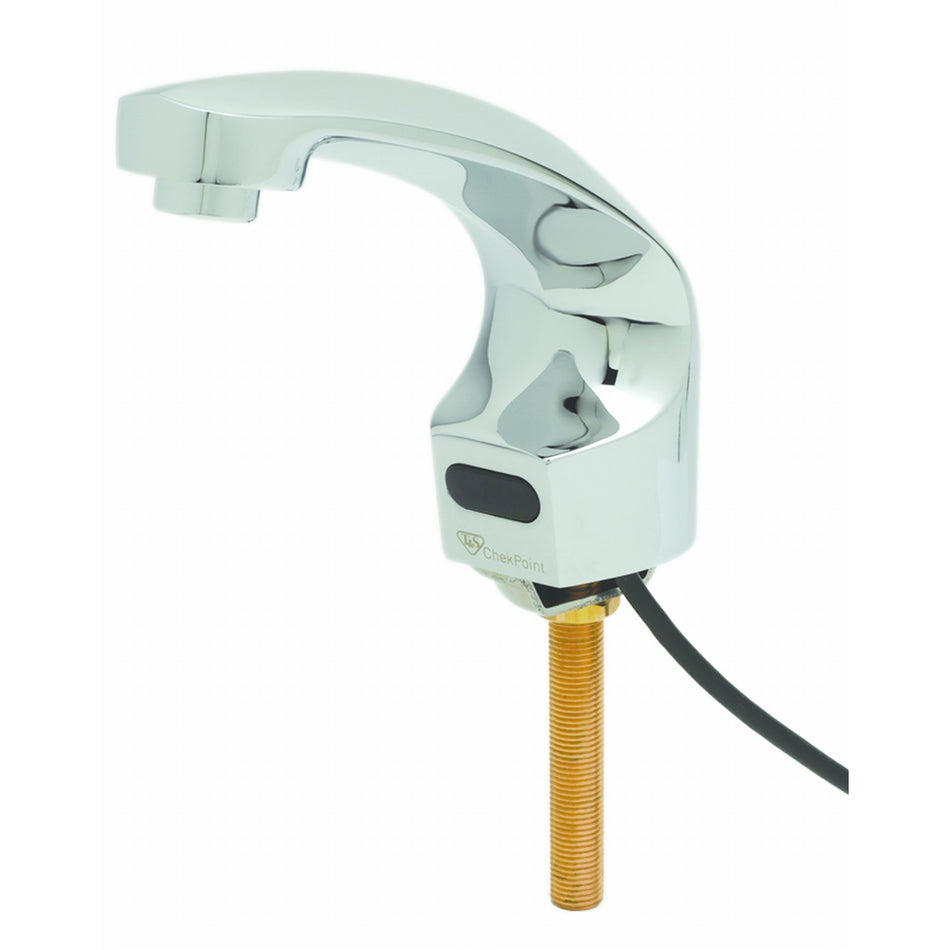 T&S EC-3102 Deck Mount Electronic Faucet - Single Hole, Cast Spout, 100-240v/1ph