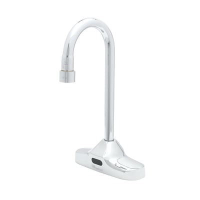 T&S Brass EC-3107-HG ChekPoint Sensor Gooseneck Faucet - 4" Mount & Hydrogenerator Power