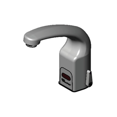 T&S Brass EC-3132-VF05 ChekPoint Above-Deck Electronic Faucet - Single Hole Cast Spout & 0.5 GPM VR