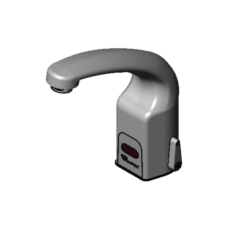ChekPoint Above Deck Electronic Faucet, Single Hole Dk Mt., Cast Spout w/ 0.5 GPM / 1.9 LPM VR Spray Device