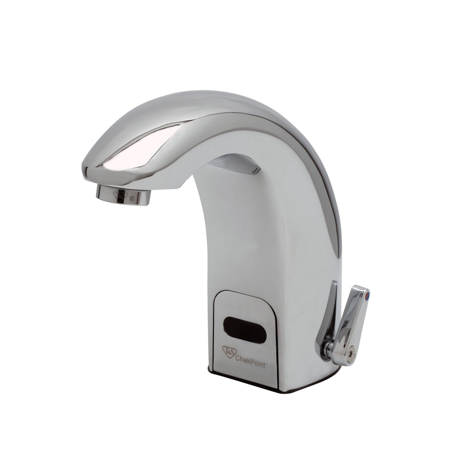 ChekPoint Above-Deck Electronic Faucet, Contemporary Spout, 0.5 GPM / 1.9 LPM VR Spray Device