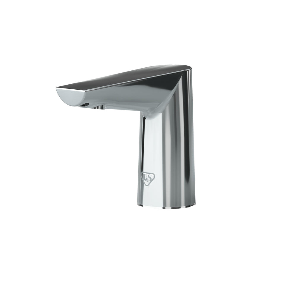 WaveCrest Lavatory Sensor Faucet, Polished Chrome, 0.5 GPM / 1.9 LPM VR Hidden Spray Device, Low Flow Hydrogenerator