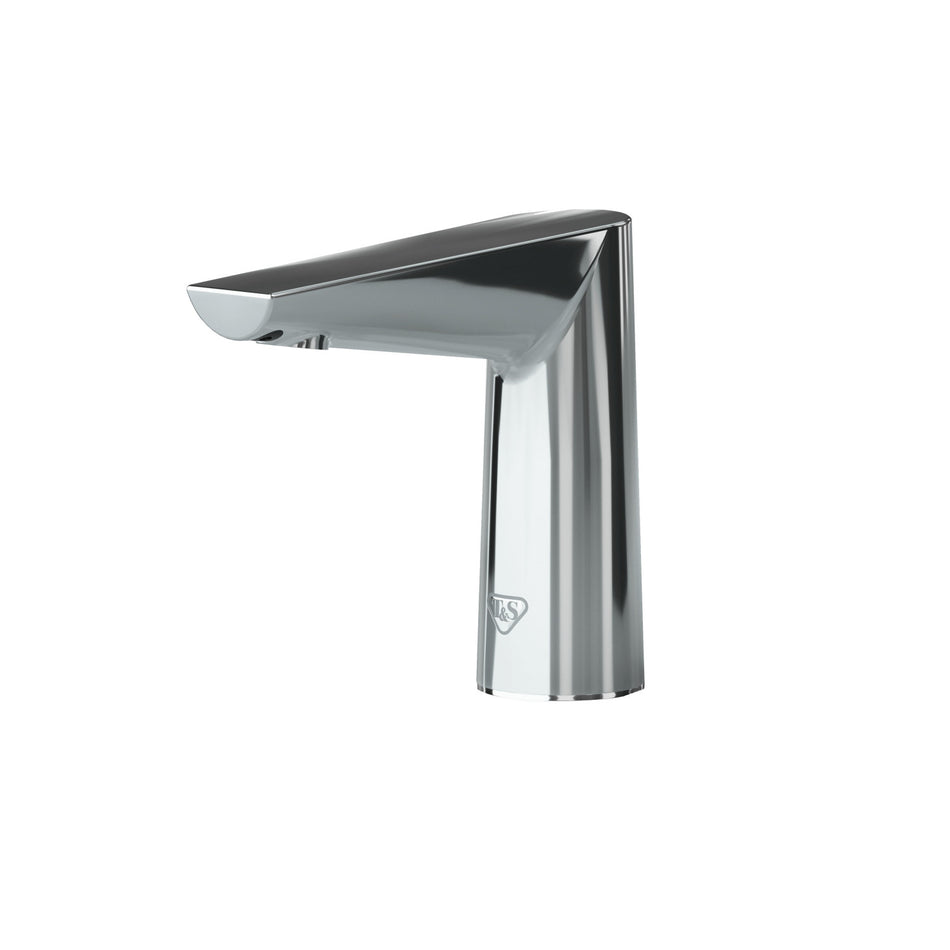 WaveCrest Medical Sensor Faucet, Polished Chromel, 0.5 GPM / 1.9 LPM VR Hidden Spray Device, Low Flow Hydrogenerator