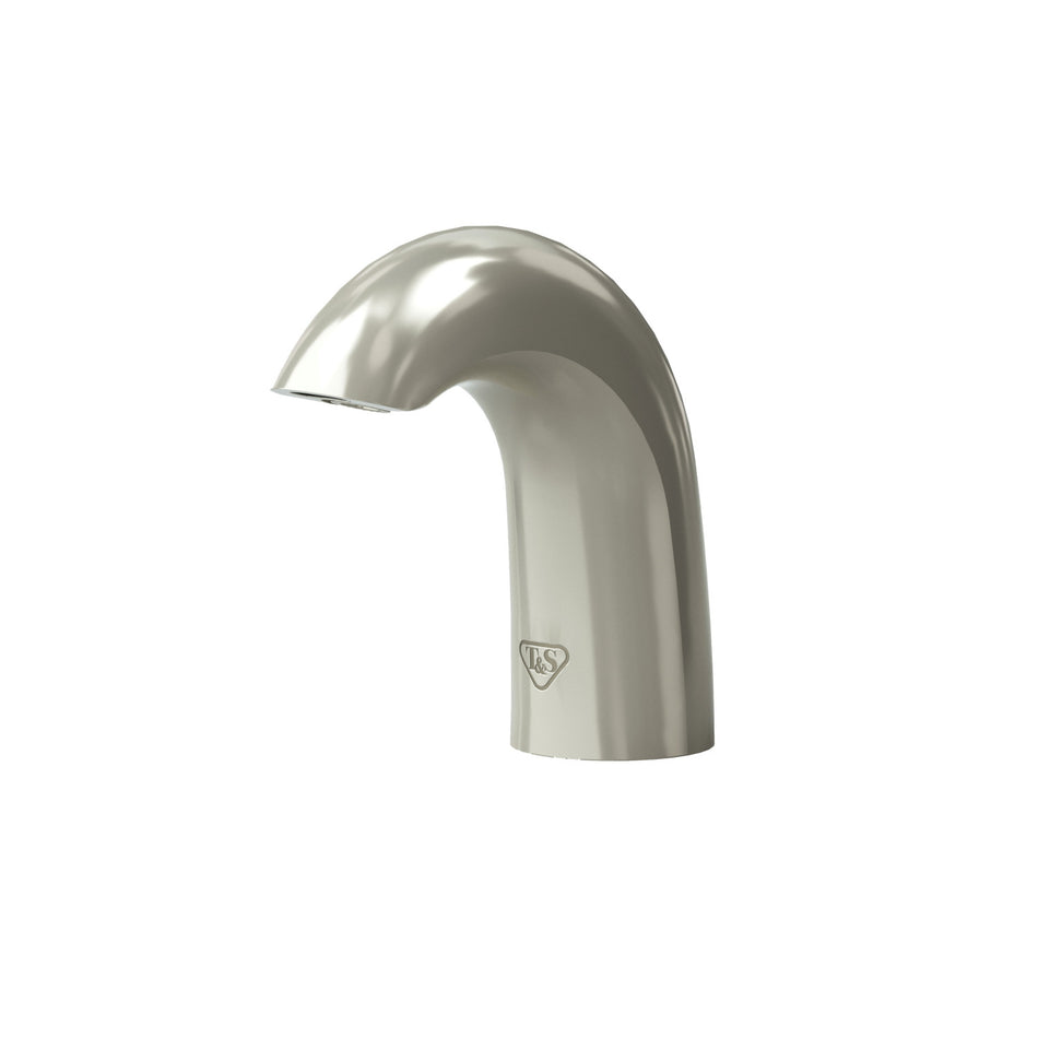 WaveCrest Lavatory Sensor Faucet, Brushed Nickel, 0.5 GPM / 1.9 LPM VR Hidden Spray Device, Low Flow Hydrogenerator
