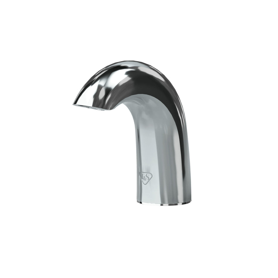 WaveCrest Lavatory Sensor Faucet, Polished Chrome, 0.5 GPM / 1.9 LPM VR Hidden Spray Device, Low Flow Hydrogenerator