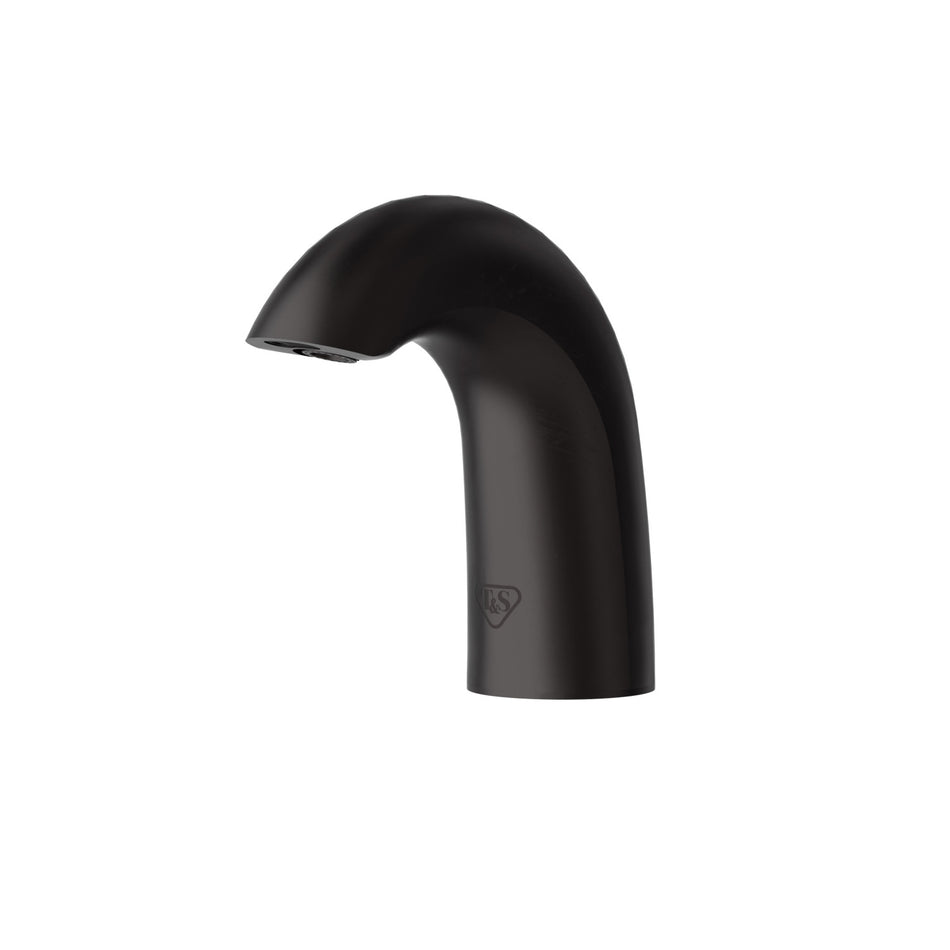 WaveCrest Lavatory Sensor Faucet, Matte Black, 0.5 GPM / 1.9 LPM VR Hidden Spray Device, Low Flow Hydrogenerator