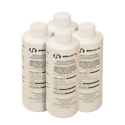 T&S Brass EW-9082 Bacteriostatic Preservative for Portable Eyewash Stations - (4) 5 oz Bottles