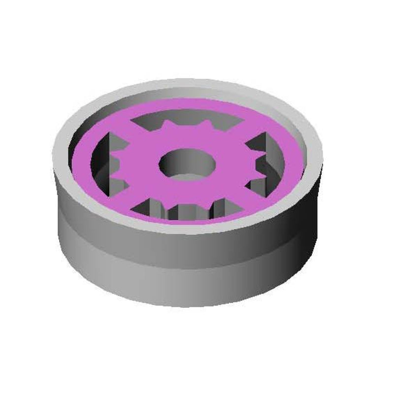 T&S Brass FD12 1.2 GPM Flow Control Disc - Pink Insert for Commercial Faucets